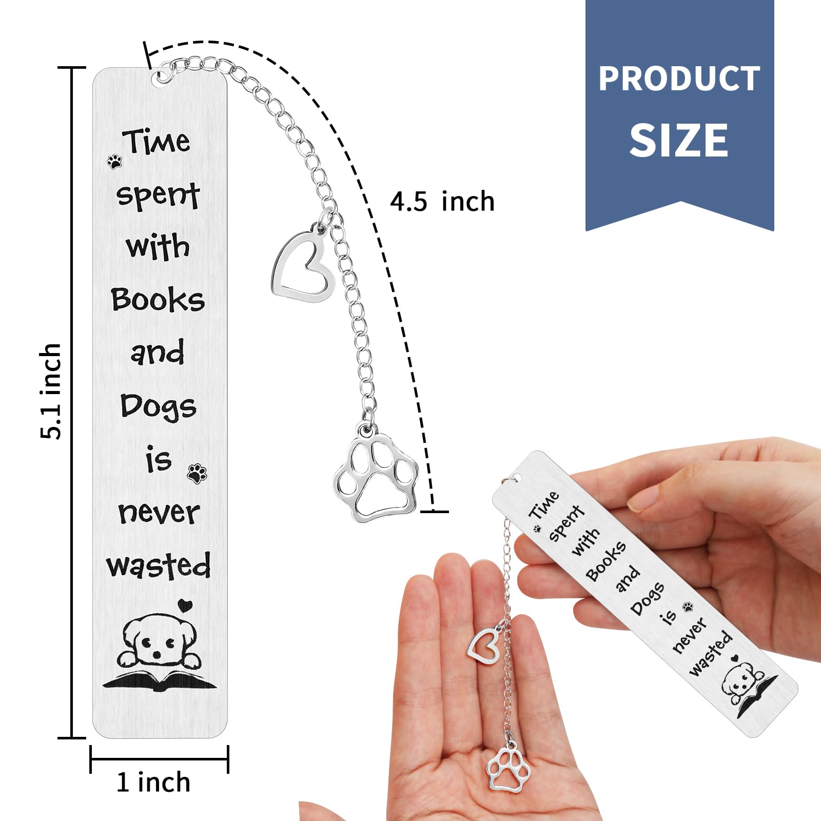 Dog Bookmarks for Women Kaluofan Book Marks Women Men - Image 2