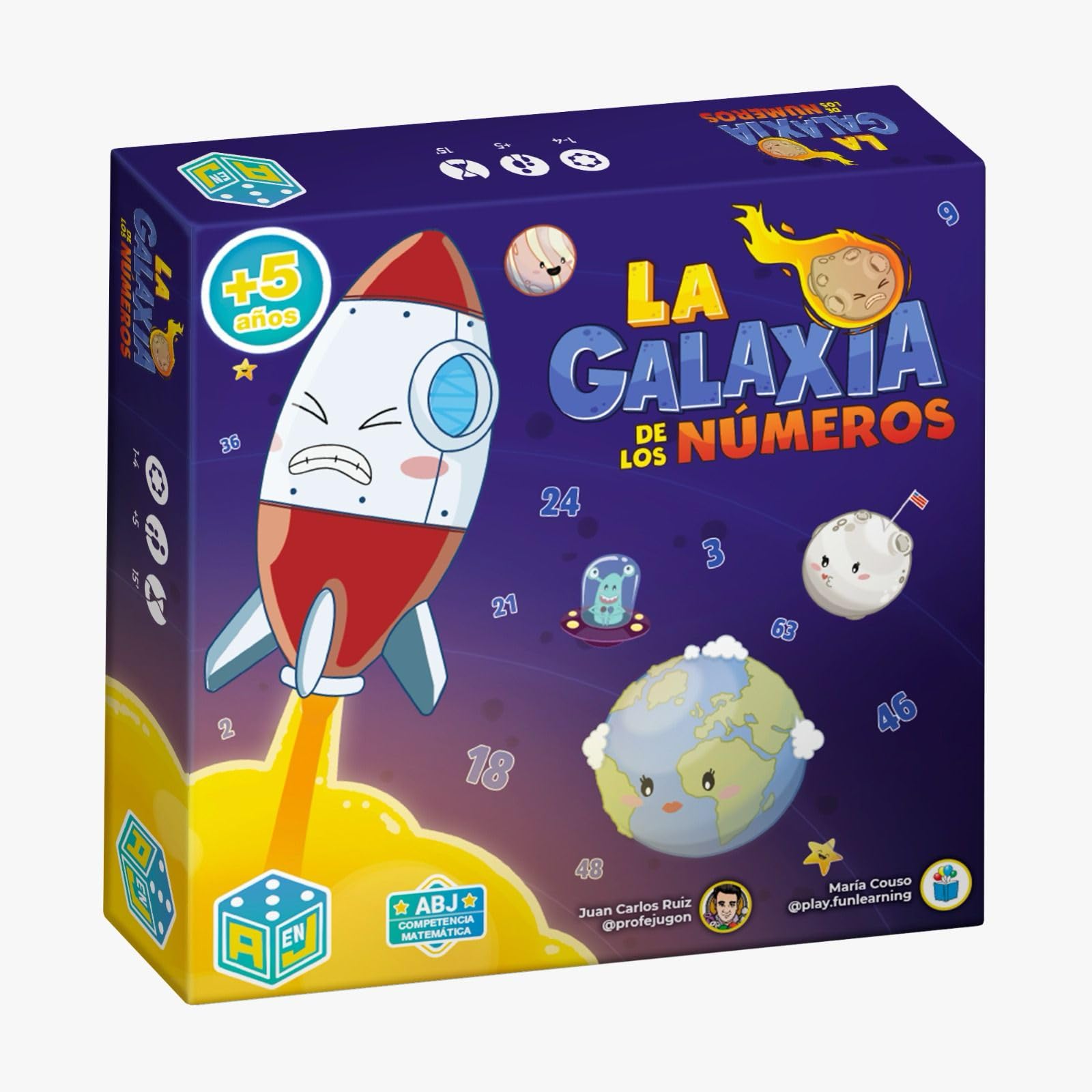 LA Galaxia DE LOS NÚMEROS. Juego Educativo para Trabajar cálculo de sumas, restas y multiplicaciones. Aula en Juego