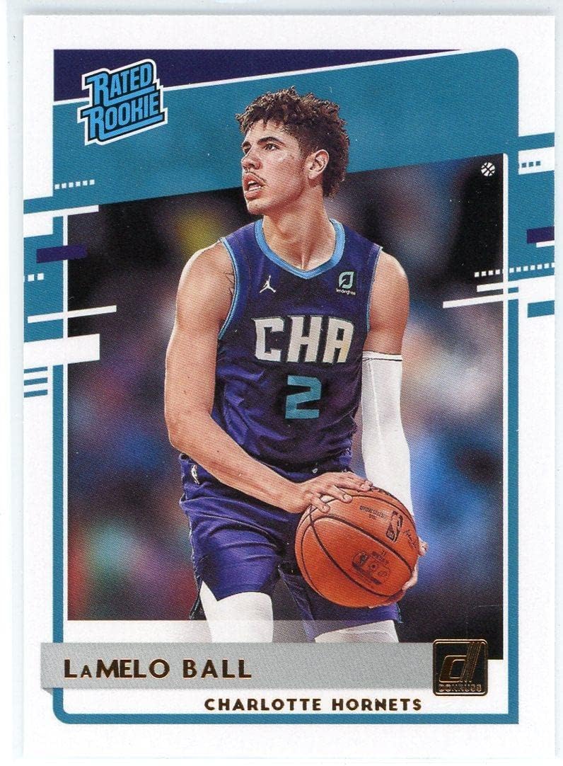 LaMelo Ball 2020-21 Panini Donruss Rated Rookie Card #202 - Basketball Slabbed Rookie Cards