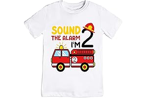 Celebrate Second Birthday In Firetruck 2nd Birthday Shirt For Boys