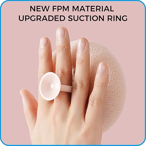 Miniatura 3 de Bola de baño de girasol 2 en 1 2024, bola de baño con ventosa de girasol súper suave, cepillo de limpieza de esponja de baño exfoliante con ventosa,