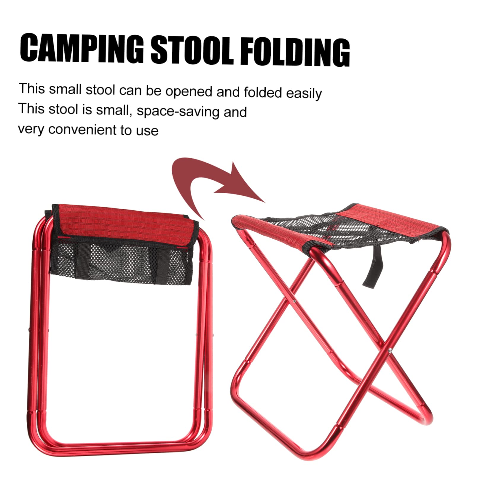 Abaodam Pieghevole Sgabello Portatile Ergonomico e Per Spiaggia Facile Trasportare e Riporre