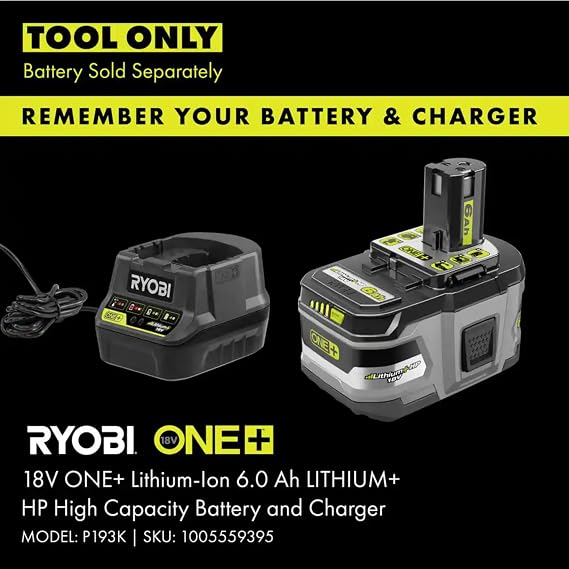 Ryobi 18V HP Jet Fan Blower (Tool Only)