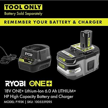 Ryobi 18V HP Jet Fan Blower (Tool Only)