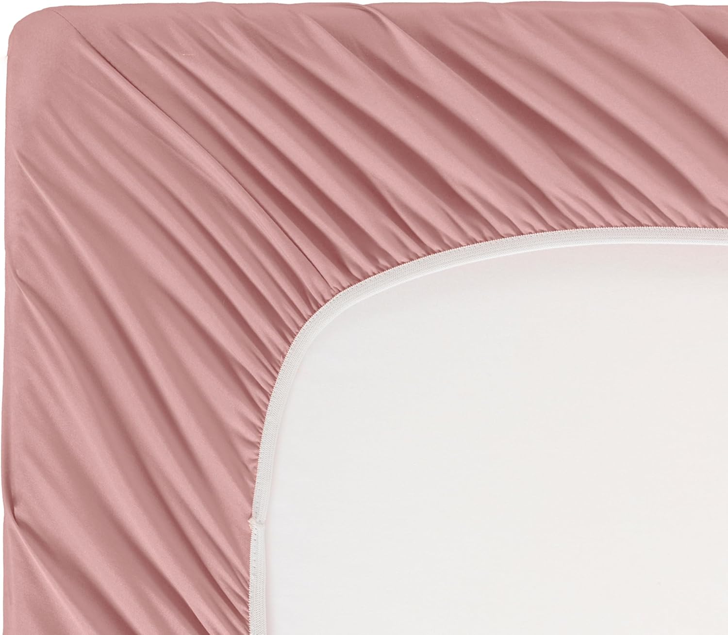 Horbaunal Dusty Pink Full Size Sheet Set - 6 Piece Luxury 1800 Thread Count Bedding Sheets & Pillowcases - 16 Inch Deep Pocket Microfiber Bedding Set - Soft & Wrinkle Bed Sheets - Image 6