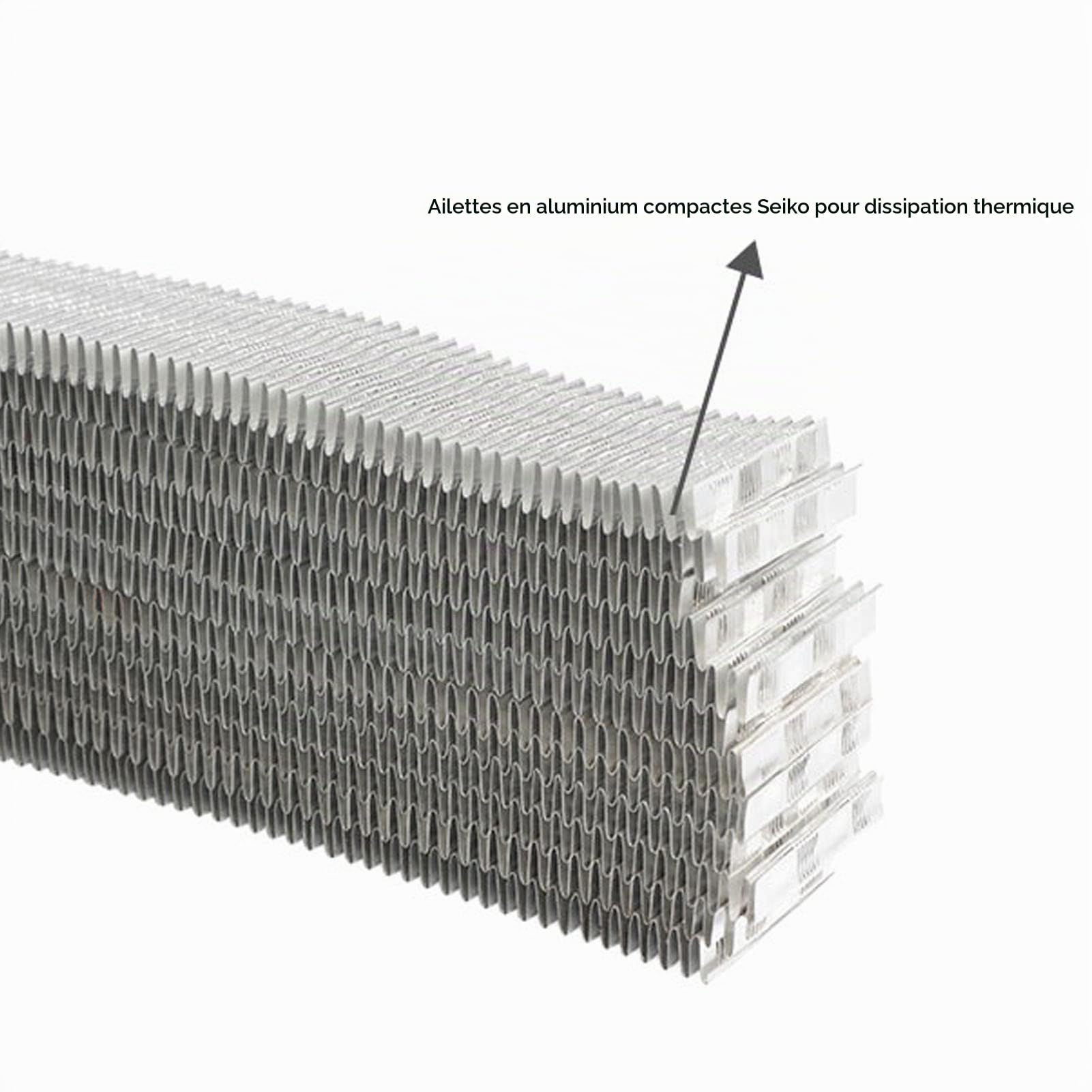 Refroidissement par Eau de Radiateur D'ordinateur pour Dissipateur de Chaleur CPU, Bouche de Pagode de 360 ​​mm Radiateur en Aluminium Refroidi à l'eau Dix Rangées de Tubes Dissipateu