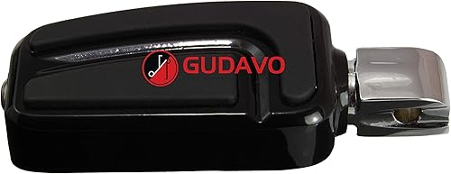 Miniatura 4 de Motocicleta cromo aluminio pie clavijas pedal delantero con soportes para Yamaha FZ 1 2001-2015 (GL Negro)