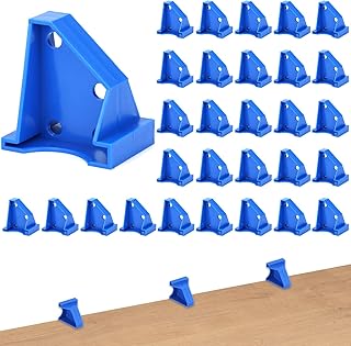 QWORK Flooring Spacers, 1/4'' & 1/2'' Gap – 40 PCS Laminate Wood Flooring Tools Installation Spacers for Laminate, Vinyl, Engineered Hardwood, Bamboo & LVT, Floating Floor Installation