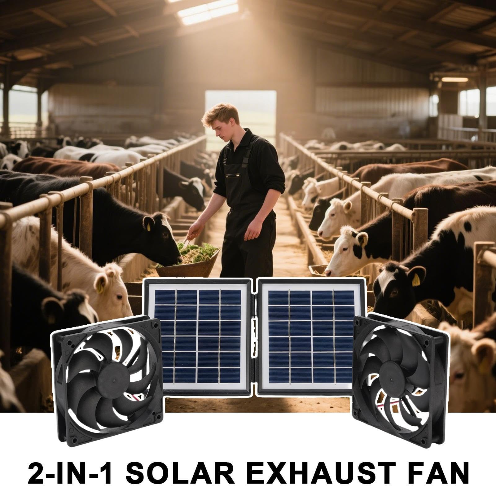 Wentylator Słoneczny Wentylator Wyciągowy Solarny Do Kurnika