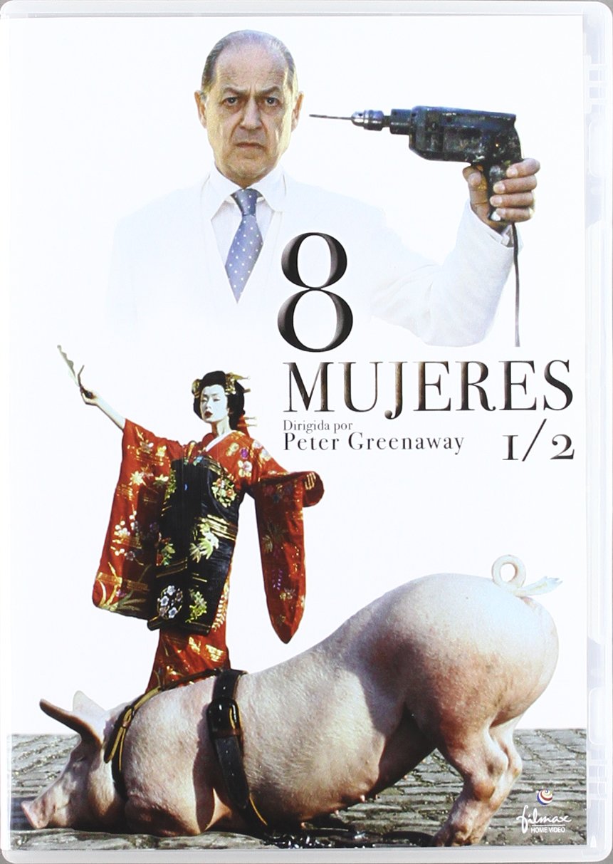8 mujeres 1/2 DVD película de Peter Greenaway cine europeo de autor y drama satírico original