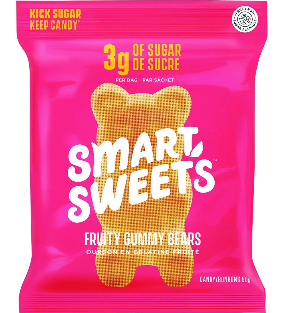 Buy SmartSweets SWEETS Low Sugar Gummy Bears Candy Fruity, Free of