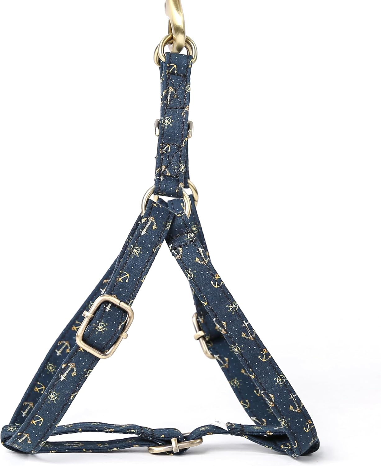 Angie and Allie Organic Cotton Personalized Step in Dog Harness,Custom Dog Halter Vests,Adjustable No Pull Canine Halter Harness for Small Medium Large Dogs