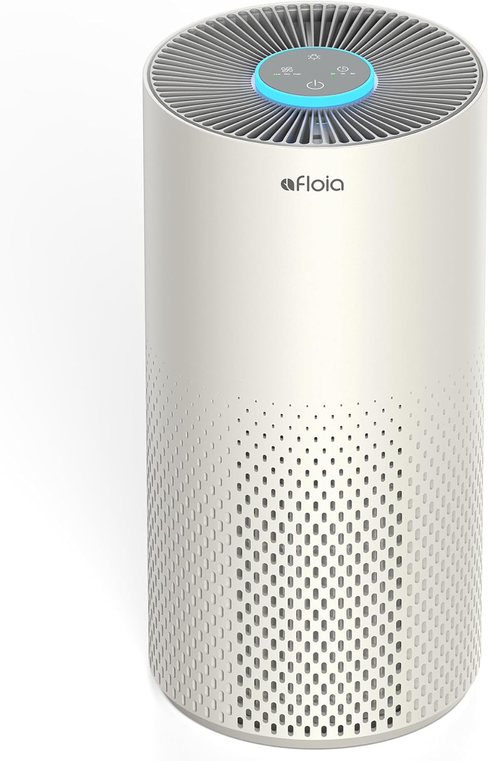 Afloia Air Purifier for Home Bedroom Large Room Up to 1076 Ft², 3-Stage Filter Air Purifiers for Bedroom, Remove Dander Pets Hair Pollen Mold Smoke, 7 Colors Light, Kilo Grey