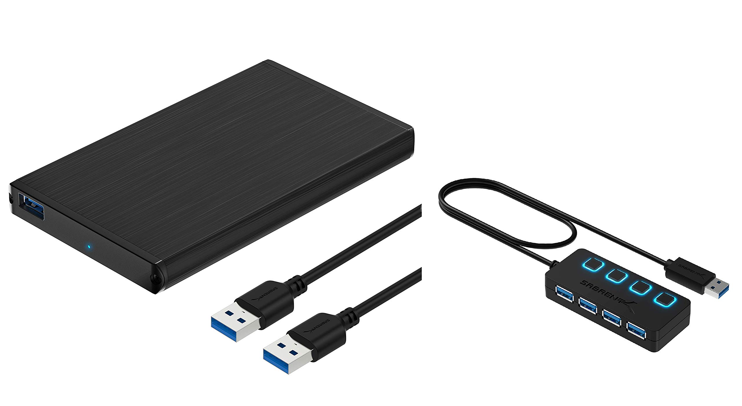 Buy Sabrent Ultra Slim USB 3.0 to 2.5Inch SATA External Aluminum Hard