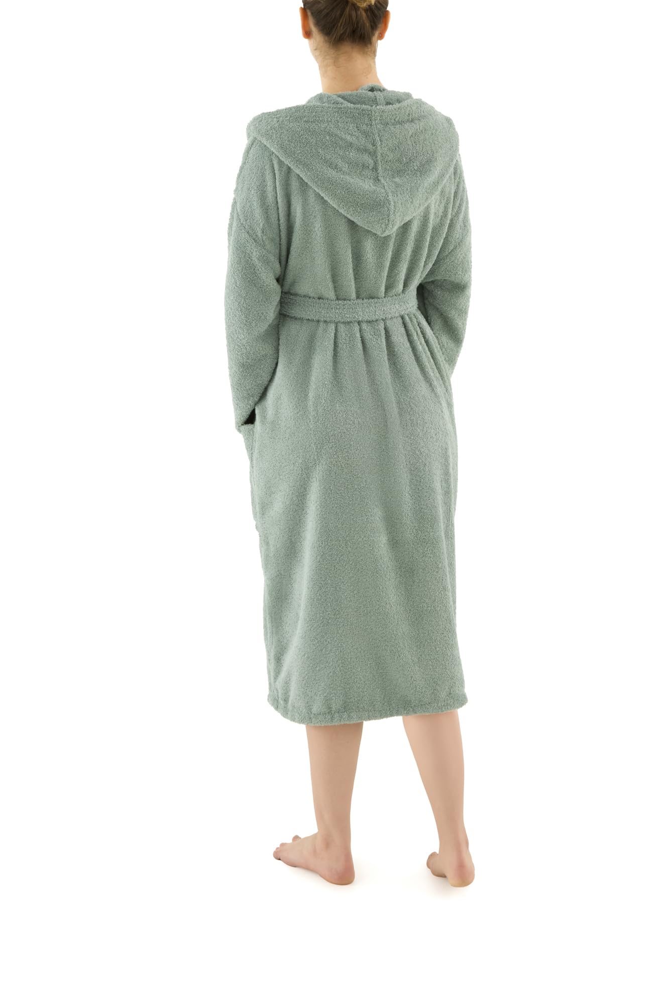 Top Towel - Elegant - Accappatoio per donna e uomo 100% cotone, 500 g/m² - Opzione con cappuccio o senza cappuccio - Morbido e assorbente per doccia, spa e piscina