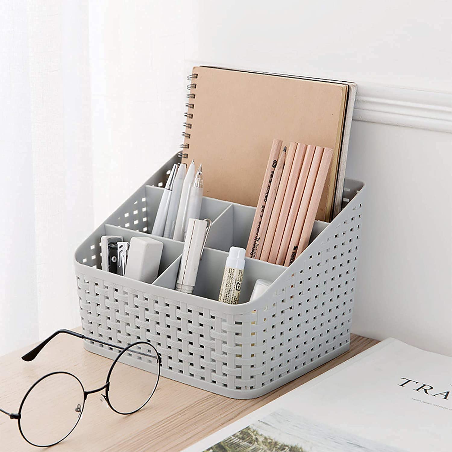 See full amazon price history chart for KEXES 5 Compartment Desk Stationary Organizer for Office Multipurpose Plastics Kitchen Storage Basket Bathroom Cosmetic Box Organizer Versatile Sorting Box Makeup Storage (Multicolor) KEXES 5 Compartment Desk Stationary Organizer for Office Multipurpose Plastics Kitchen Storage Basket Bathroom Cosmetic Box Organizer Versatile Sorting Box Makeup Storage (Multicolor) (B0BRT3K4Z9) Amazon Price History, Amazon Price Tracker