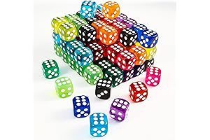 100-Piece Acrylic Transparent Onew Dice Set