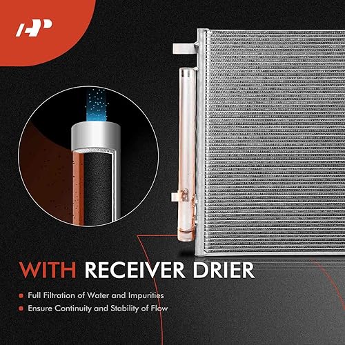 Miniatura 6 de A-Premium Condensador de aire acondicionado compatible con Kia K5 2021-2022, 2.5L, Reemplazar # 97606L3300