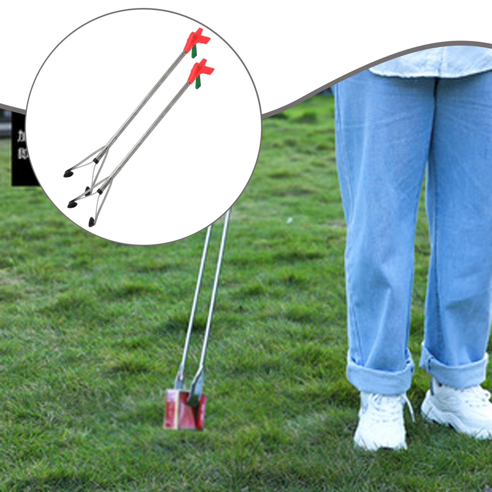 Generic 2 Piezas de Pinzas para Recoger Basura, Herramienta de Alcance, Herramienta de Ayuda para Recoger Basura, Pinzas para Basura, Palos para Recoger Basur, M