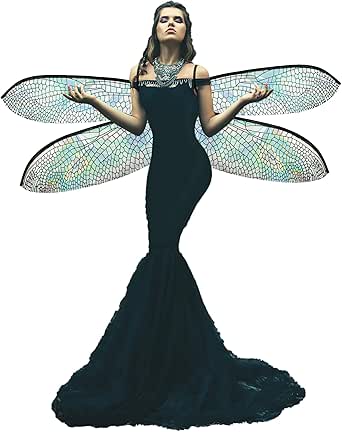 Dragonfly Wings for Adults Halloween Fairy Costume Large Cosplay Dress Up Festive Party