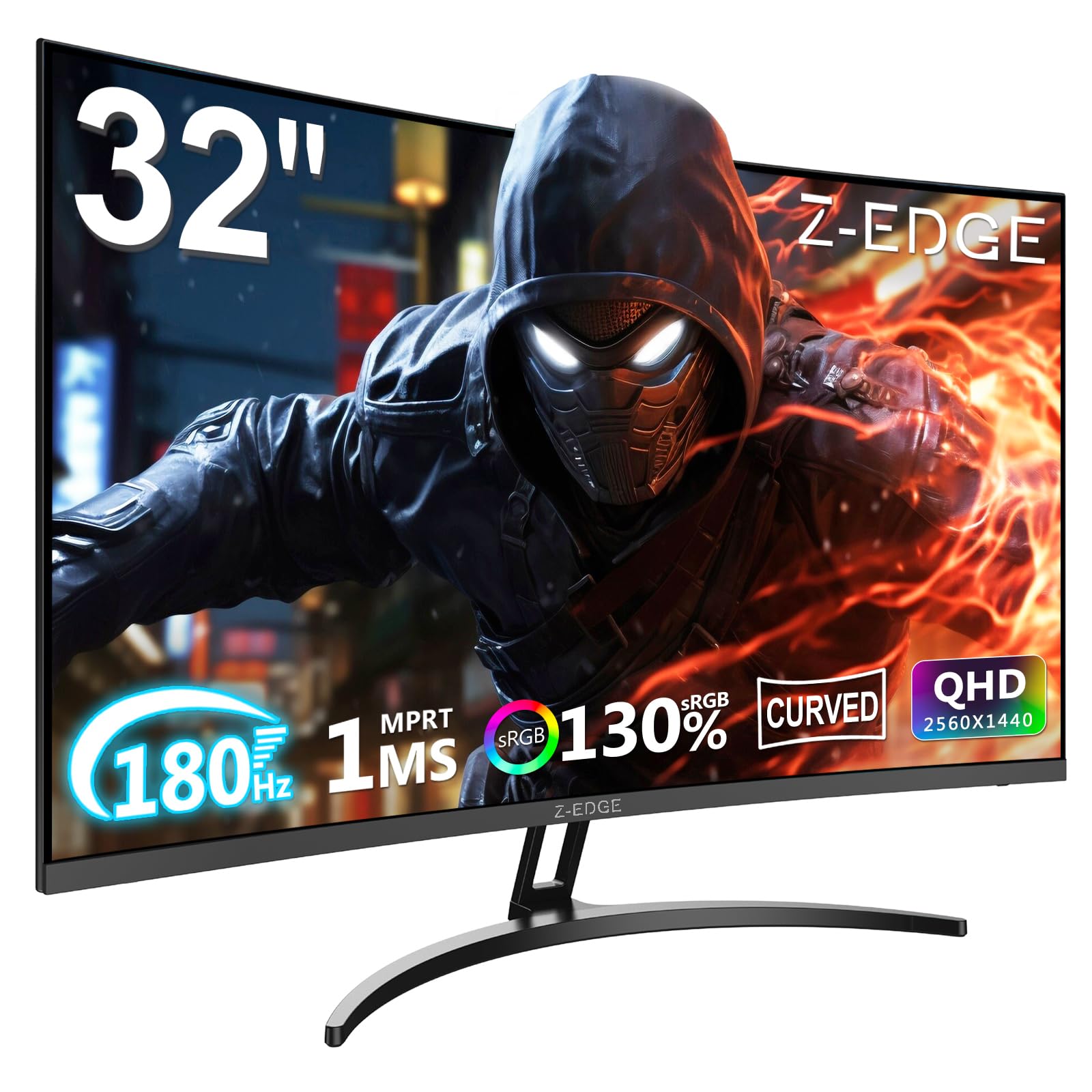 Z Z-Edge 32インチ ゲーミング モニター 。 Amazon.co.jp: Z Z-Edge 32インチ ゲーミング モニター 240Hz 1ms 曲面