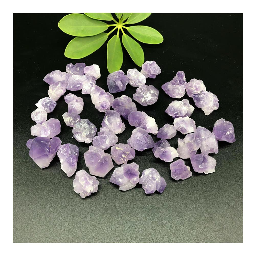Pierre de cristal de quartz violet améthiste brute naturelle de 400g à 450g