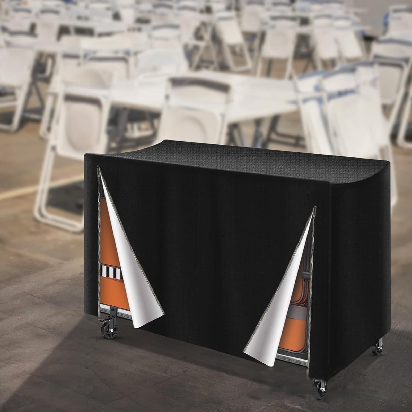 Para Rack De Sillas Plegables De Exterior Protección Impermeable Y