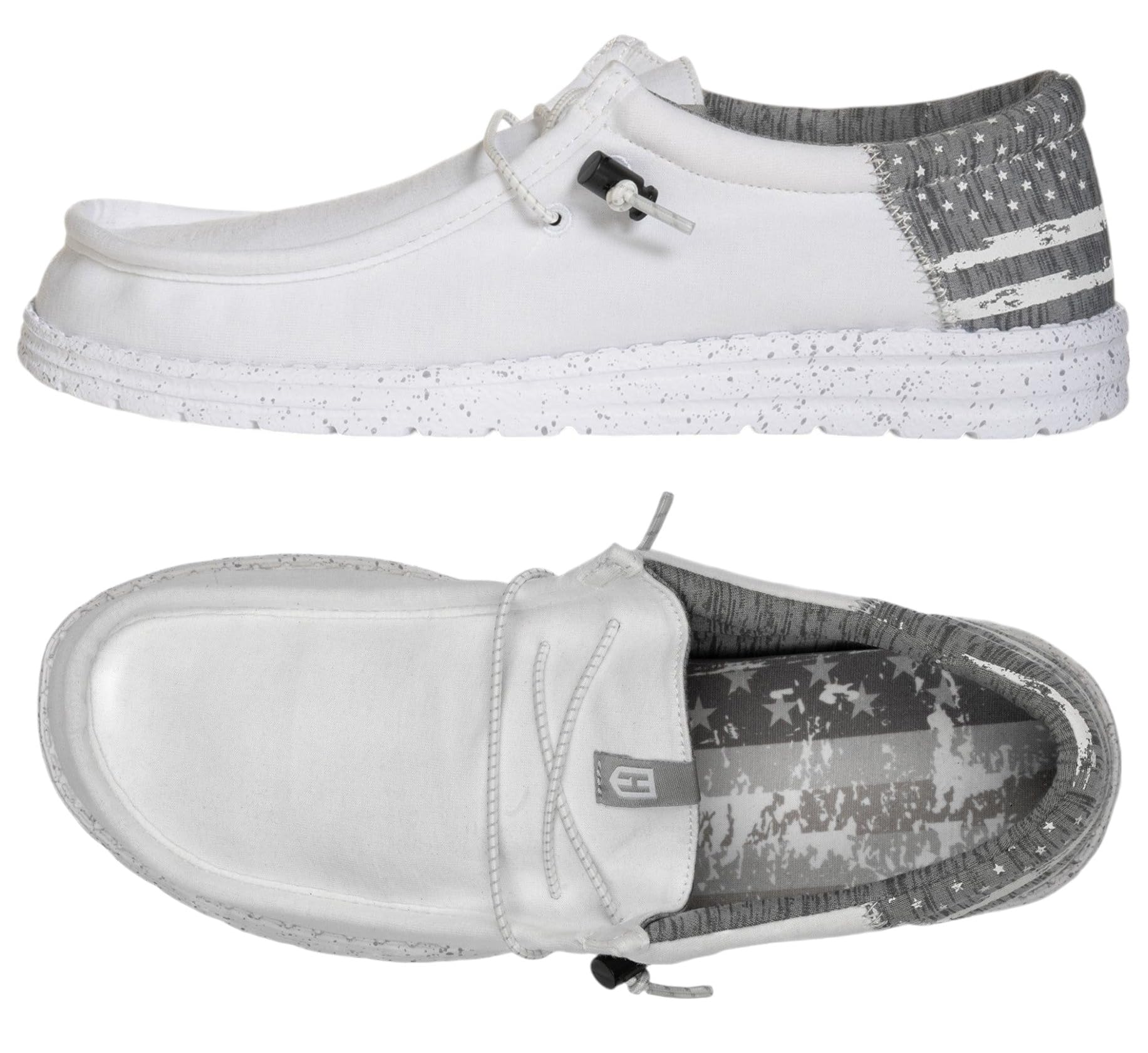 Howitzer Men's Slip-On Shoes We The People Patriot Sneakers with Camo Print Footwear