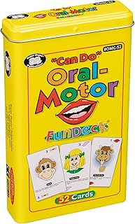 Super Duper Publications | Can Do Oral-Motor Fun Deck Flash Cards | Educational Learning Resource for Children