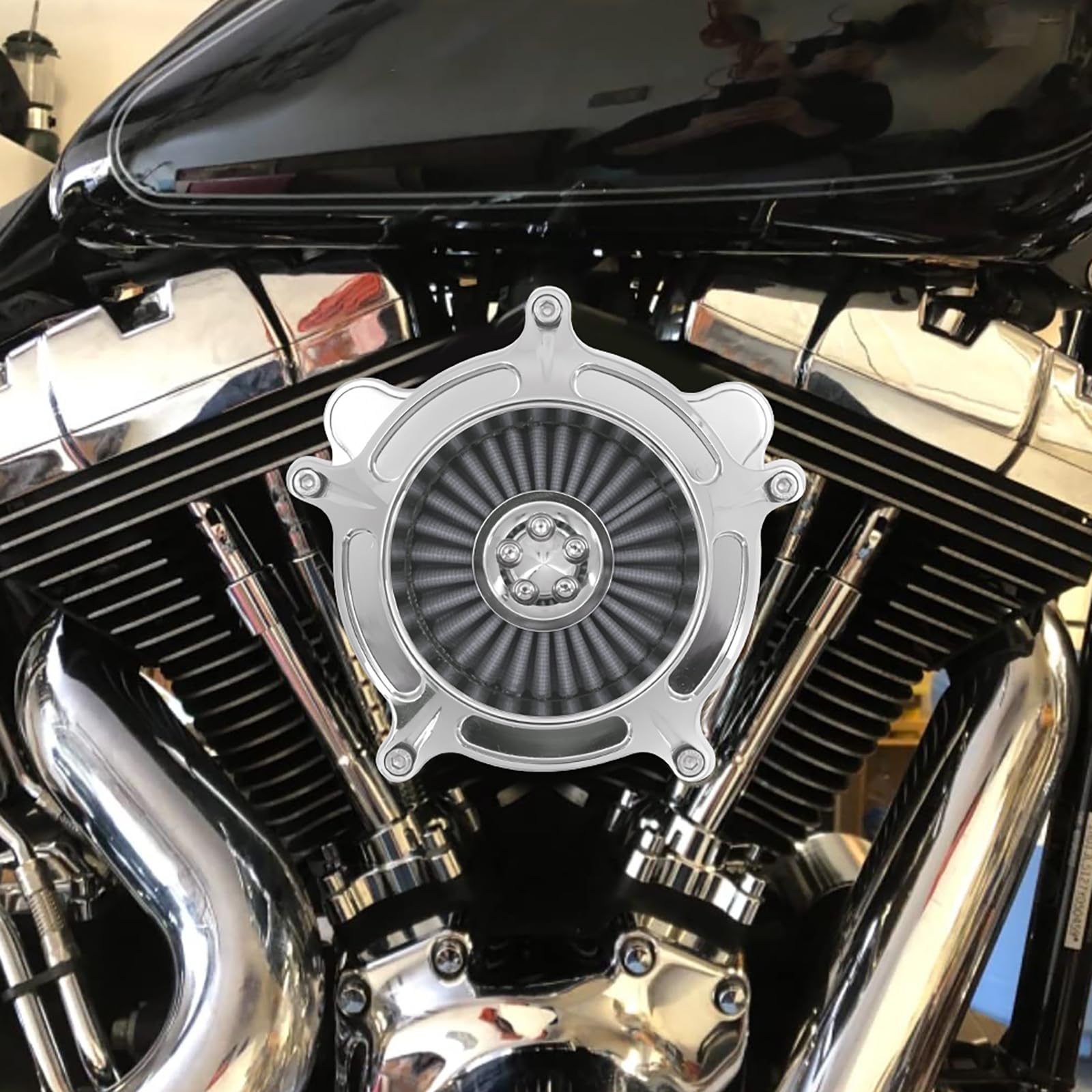 Amazon | HCmotorku バイク エアクリーナー エアフィルター インテーク 