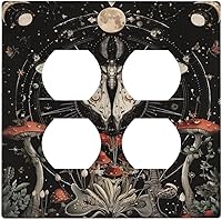 Vista 172 de Placa de pared de doble palanca de 2 cuadrillas con diamantes brillantes con diamantes, bonito ojo fucsia, placa frontal decorativa para dormitorio