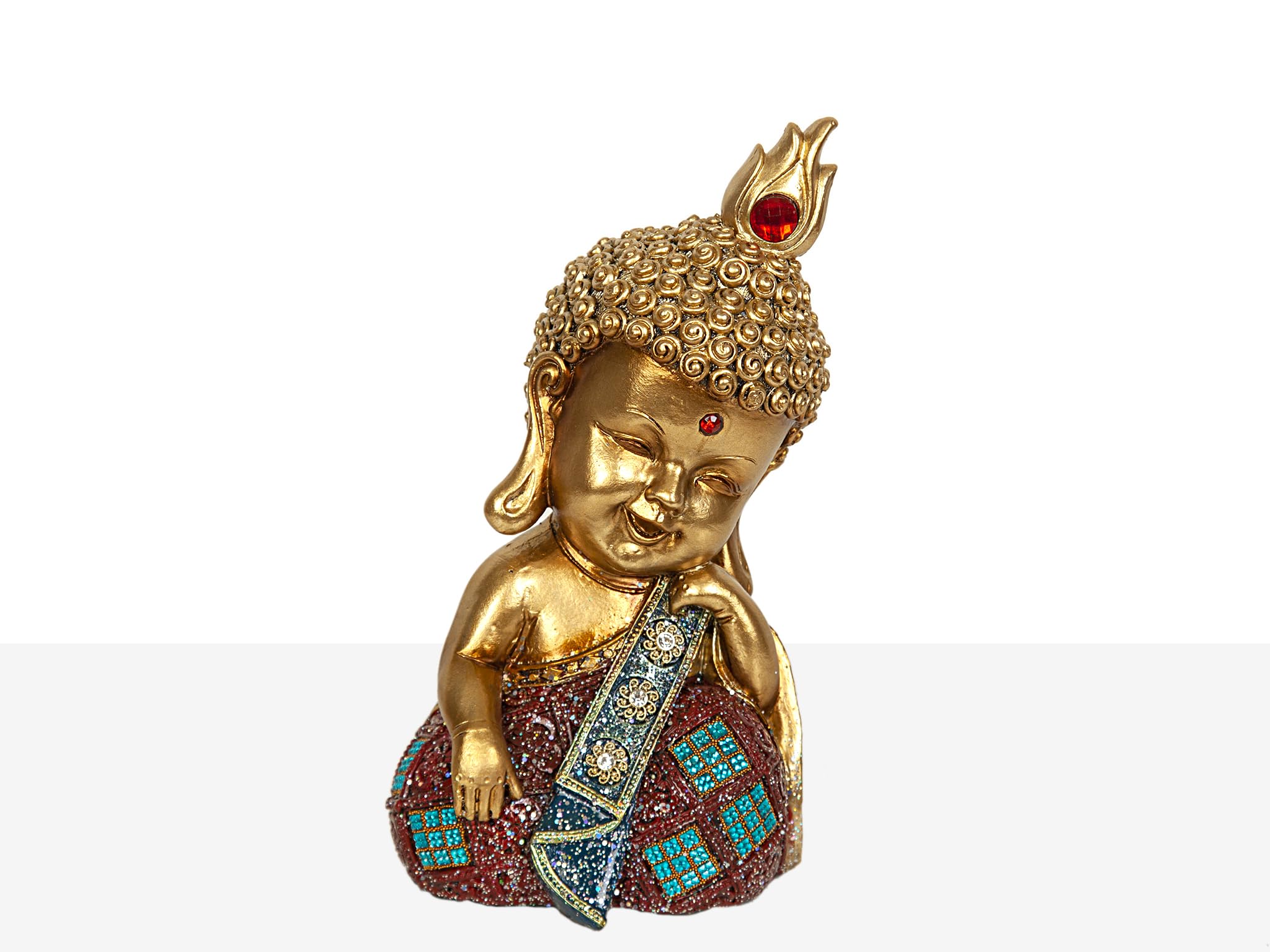 AlexandreHouse Monje Buddha Resin Figure