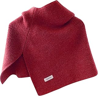 Chal cálido y moderno con abertura de cuello alto para mujer, bufanda de invierno, envoltura de hombro, color sólido, ponchos de gran tamaño, capelet de punto