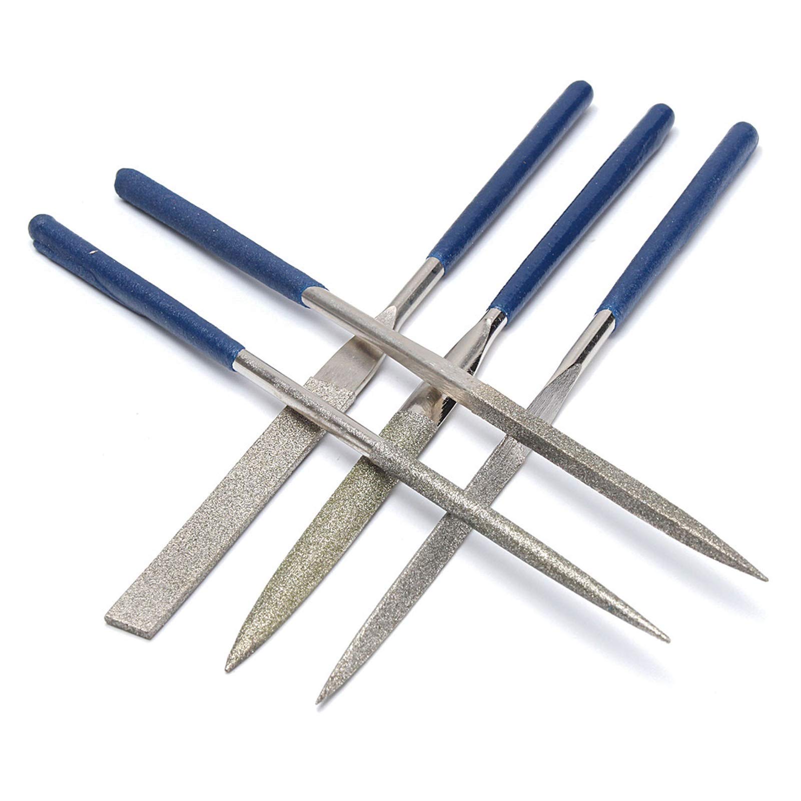 Limas de metal for acero, herramientas mecánicas, Lima de escofina de metal, 5 piezas de cuchillo de cerámica de 180 mm, lima de esmeril, lima de diamante, herramienta de corte, lima resistente