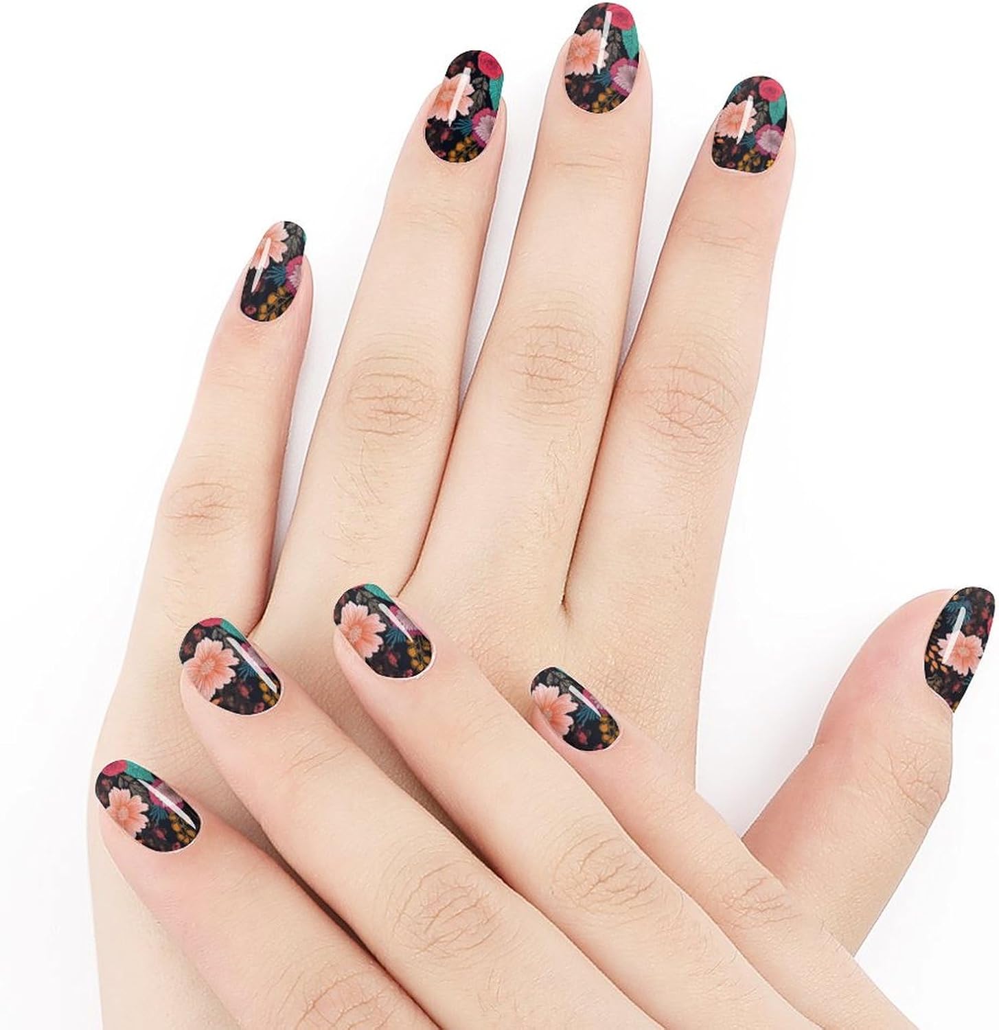 Nail Strips Bundle Full Wrap Long Lasting Nail Polish Strips Easy Application and Removal Salon Quality Self Adhesive Art Stickers for Women Gifts