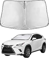 Vista 255 de EcoNour Parasol para Subaru Crosstrek 2013-2015 2016 2017, visera solar para parabrisas delantero y ventana, bloqueador de calor UV y protector