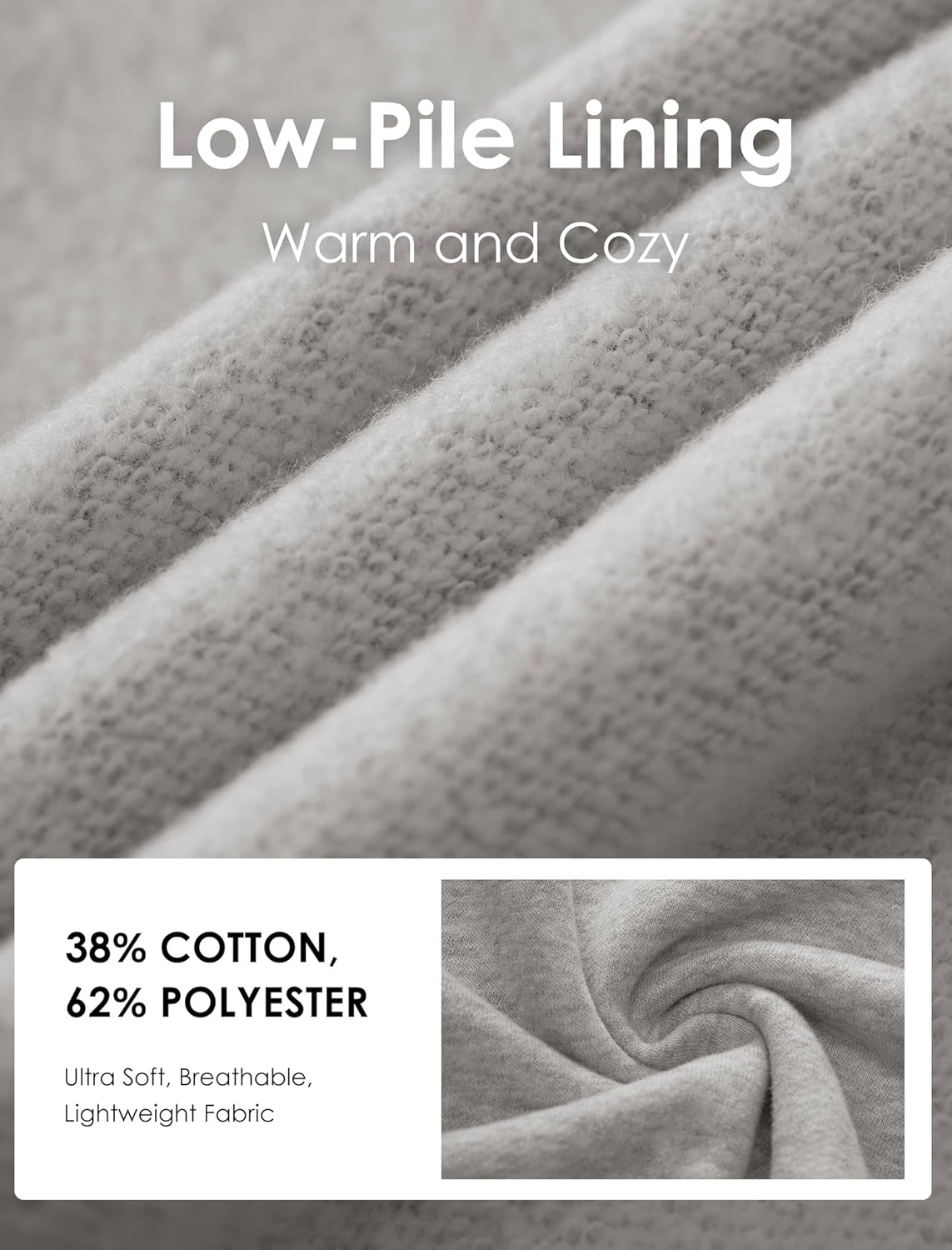 Oversized Sweatshirt for Women Fleece Lined Crewneck Pullover Sweatshirts Loose Fit Fall Long Sleeve Tops - Image 5