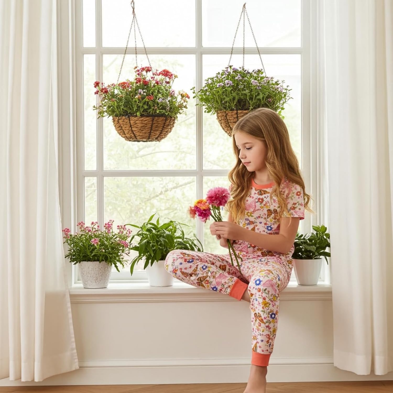 PATPAT Bamboo Viscose Pajamas Sets for Boys Girls Kids Toddler, 3 Pack Shorts & Pants Sleepers, Ultra-soft Snug Fit Pjs 2-12Y - Image 2