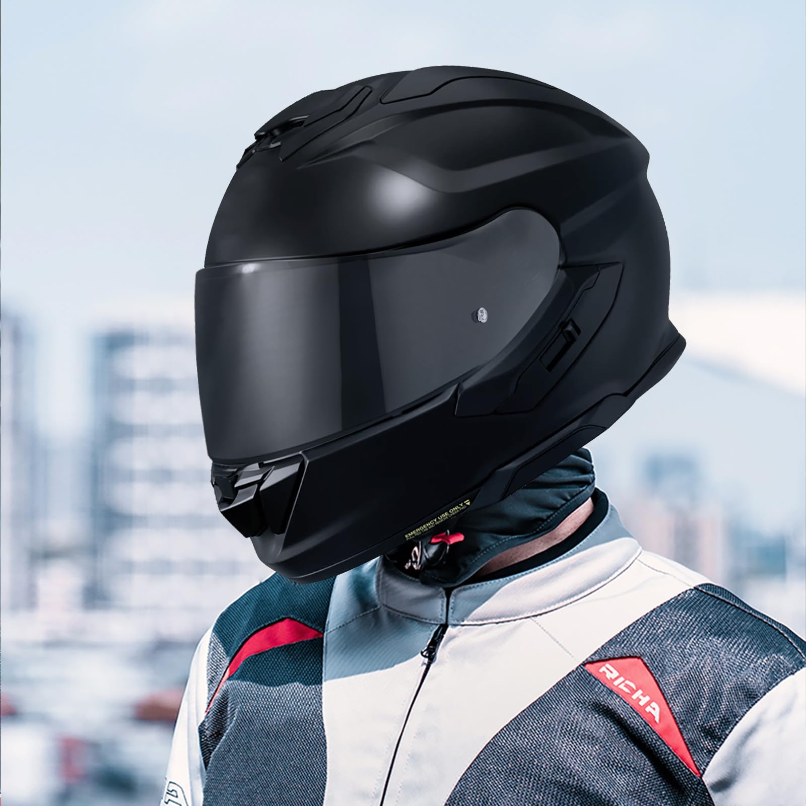 Visiere de Casque pour GT Air 3 CNS-1C Visiere Casque Moto | Remplacement de lentille de Casque de Visière de Casque de Moto