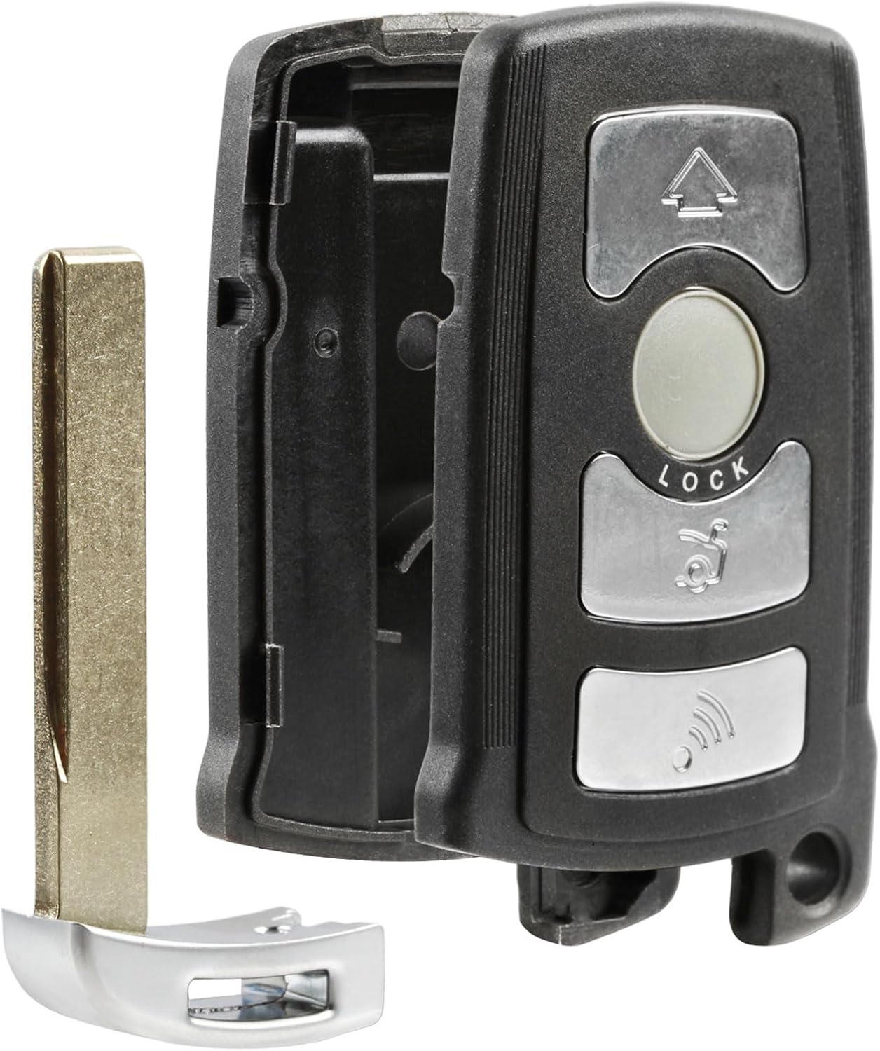 Fits Remote Key Fob Shell Case Replacement for BMW 7 series 745i 745Li 750i 750Li 760i 760Li (LX 8766 S)