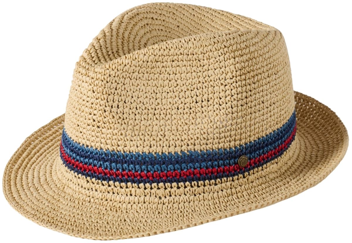 Failsworth Men's Natural Santo Paper Straw Trilby Hat - Xl (61Cm)