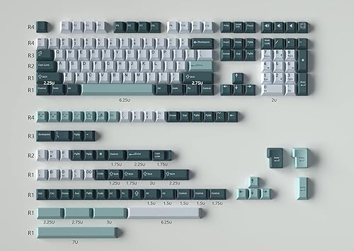 Miniatura 9 de mintcaps Juego de teclas botánicas de 173 teclas de perfil de cerezo Doubleshot teclas personalizadas ISO ANSI para teclados mecánicos Cherry MX