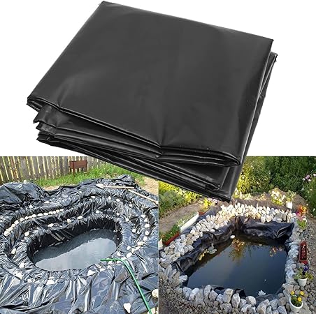 Image DYXJB Rubber Pond Liner 5m X 4m Black Leather HDPE Impermeable Reinforcement Raised Pond for Gardens, Ponds, Fountains Pond Underlay Liner (Color : Black, Size : 1.5x4m) Image DYXJB Rubber Pond Liner 5m X 4m Black Leather HDPE Impermeable Reinforcement Raised Pond for Gardens, Ponds, Fountains Pond Underlay Liner (Color : Black, Size : 1.5x4m)