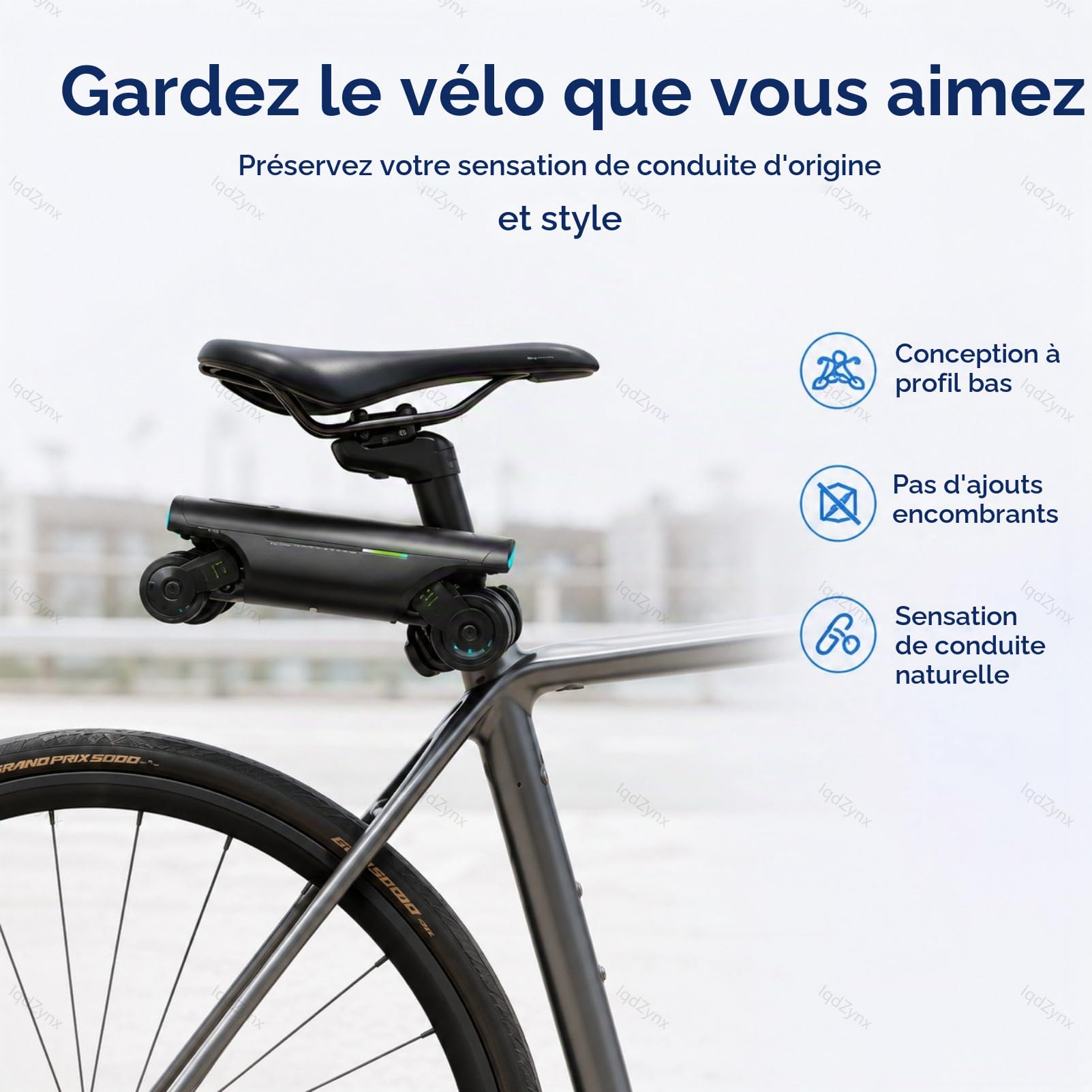 Kit de Conversion pour vélo électrique avec Assistance au pédalage, Moteur 200 W, autonomie de 50 km et contrôle par Application, idéal pour Les trajets Domicile-Travail