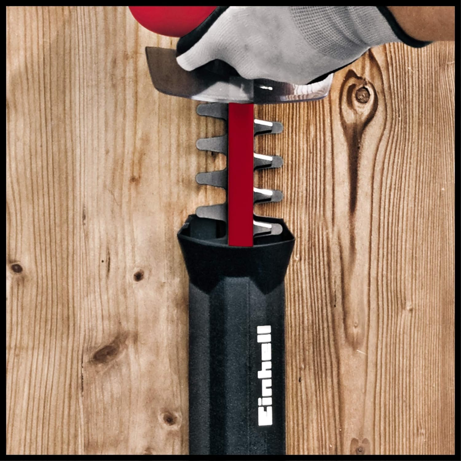 Einhell Recortasetos eléctrico GC-EH 6055/1 (600W, longitud de corte: 550mm, longitud de la hoja: 610mm, espacio entre dientes: 26mm, Corte por minuto: 2800 min-1)