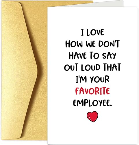 Chenive Tarjeta de cumpleaños para jefe, divertida tarjeta del día del jefe para jefe, tarjetas de agradecimiento a los jefes, tarjetas de Navidad