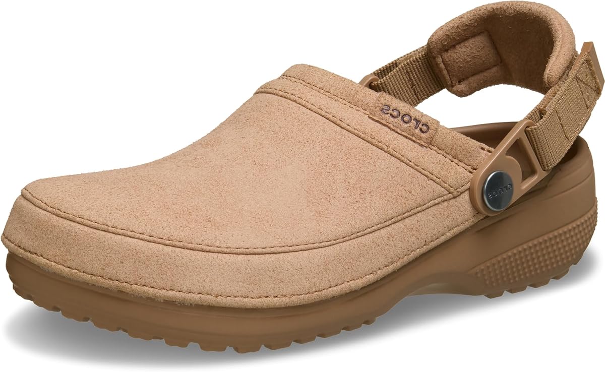 Crocs Unisex-Adult Classic Crafted Canvas & Suede Clogs