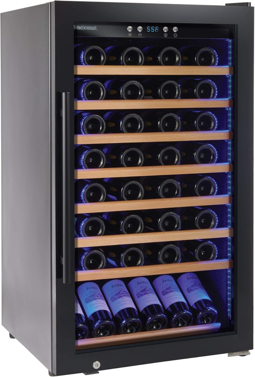 Wine Enthusiast Classic L 80 Bottle Wine Cellar - Freestanding Wine Refrigerator