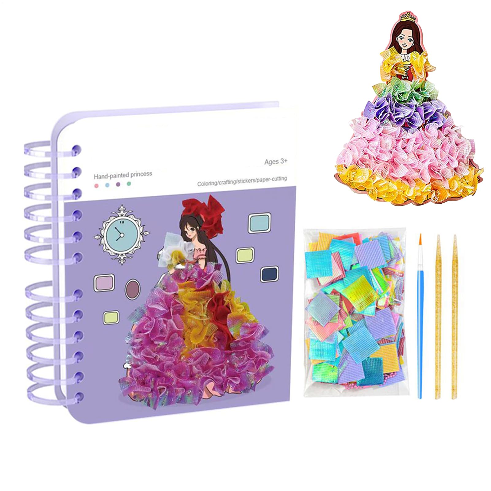 Coffret d'activité princesse, le cadeau d'anniversaire créatif pour fille