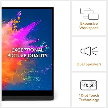 Amazon.com: SideTrak Solo Pro Triple Touchscreen Portable